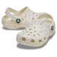 Crocs Kids' Classic Glow Paint Splatter Clog
